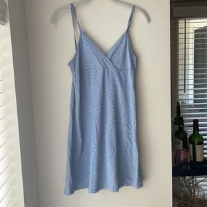 Brandy Melville blue floral mini dress